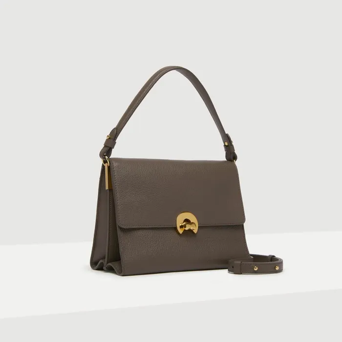 Coccinelle Top Handle Bag Binxie Medium Coffeecoffee 8211 Women