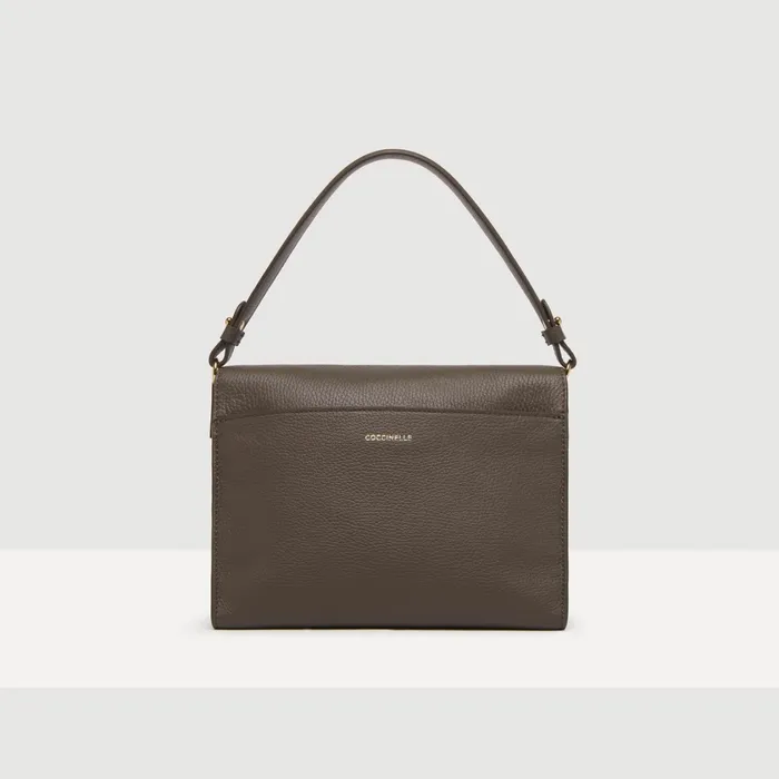 Coccinelle Top Handle Bag Binxie Medium Coffeecoffee 8211 Women