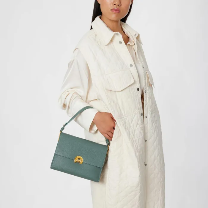 Coccinelle Top Handle Bag Binxie Medium Kale Green 8211 Women