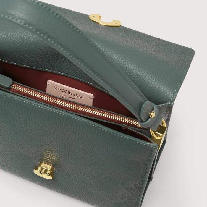 Coccinelle Top Handle Bag Binxie Medium Kale Green 8211 Women