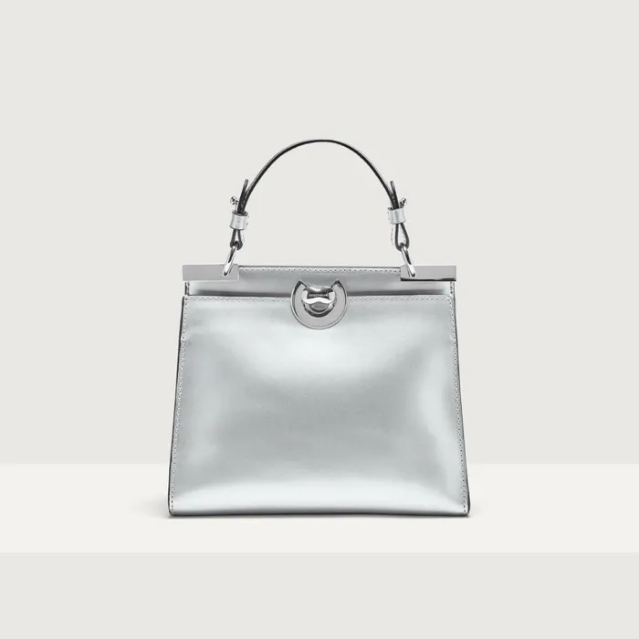 Coccinelle Top Handle Bag Binxie Mirror Silver 8211 Women