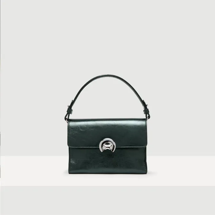 Coccinelle Top Handle Bag Binxie Pepita Small Kale Green 8211 Women