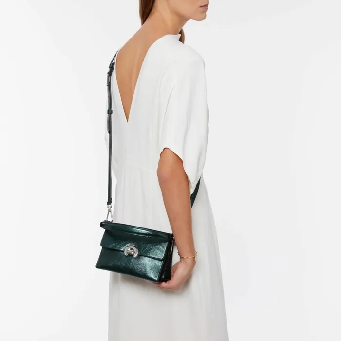 Coccinelle Top Handle Bag Binxie Pepita Small Kale Green 8211 Women