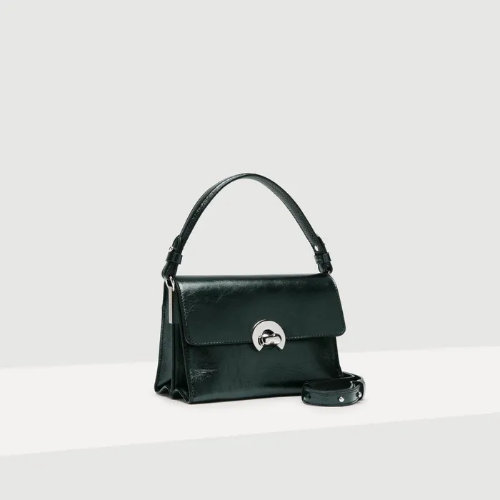 Coccinelle Top Handle Bag Binxie Pepita Small Kale Green 8211 Women