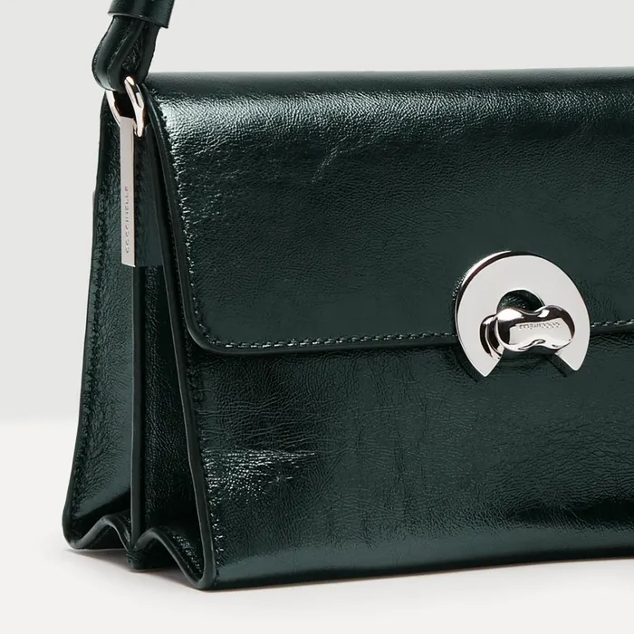 Coccinelle Top Handle Bag Binxie Pepita Small Kale Green 8211 Women