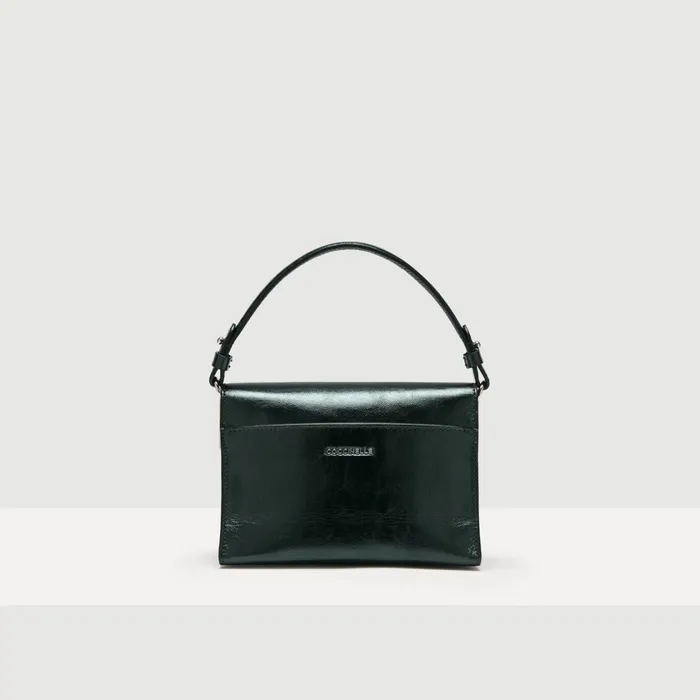 Coccinelle Top Handle Bag Binxie Pepita Small Kale Green 8211 Women