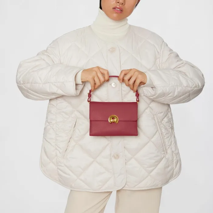 Coccinelle Top Handle Bag Binxie Small Garnet Red 8211 Women