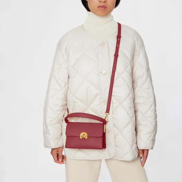 Coccinelle Top Handle Bag Binxie Small Garnet Red 8211 Women