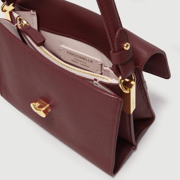 Coccinelle Top Handle Bag Binxie Small Garnet Red 8211 Women