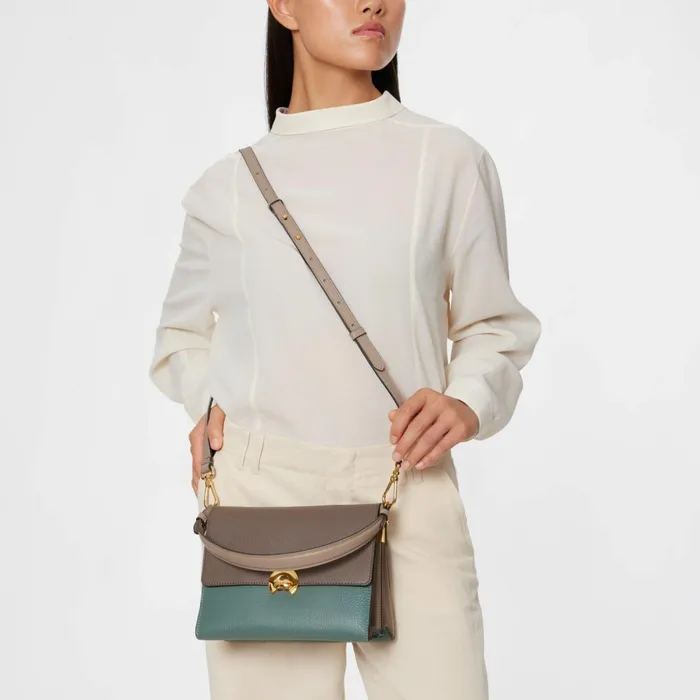Coccinelle Top Handle Bag Binxie Tricolor Medium Multicoffee 8211 Women