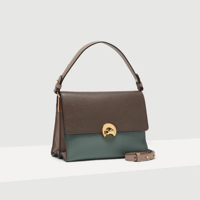 Coccinelle Top Handle Bag Binxie Tricolor Medium Multicoffee 8211 Women