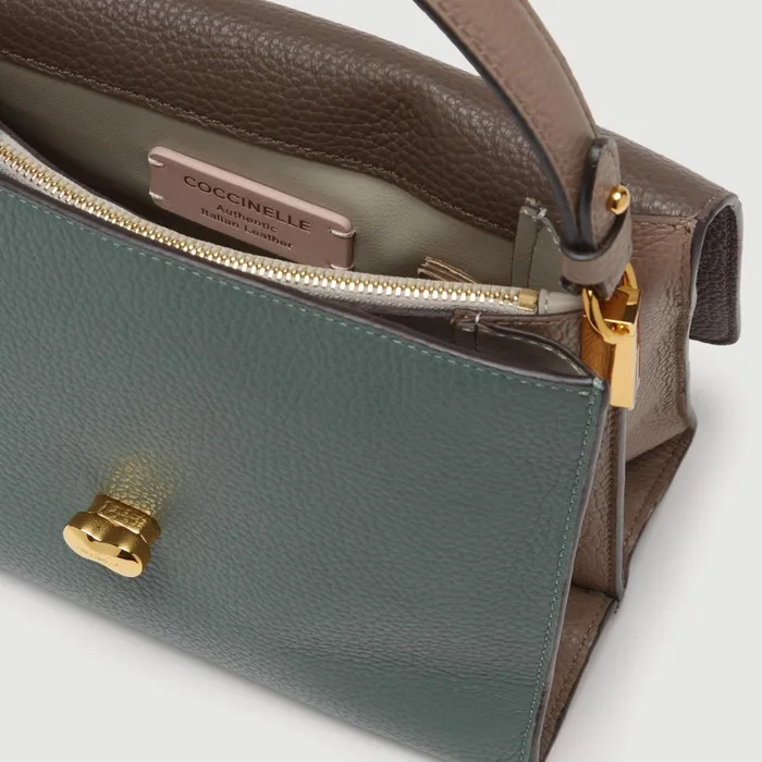 Coccinelle Top Handle Bag Binxie Tricolor Medium Multicoffee 8211 Women