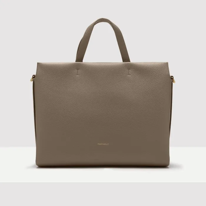 Coccinelle Top Handle Bag Boheme Large Warm Taupe 8211 Women