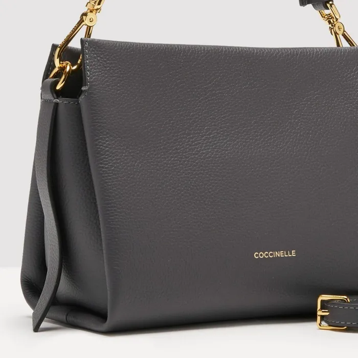 Coccinelle Top Handle Bag Boheme Small Ardesiacitrone 8211 Women