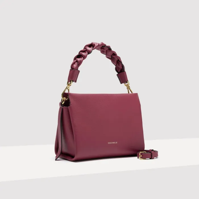 Coccinelle Top Handle Bag Boheme Small Garnet Rpulp P 8211 Women