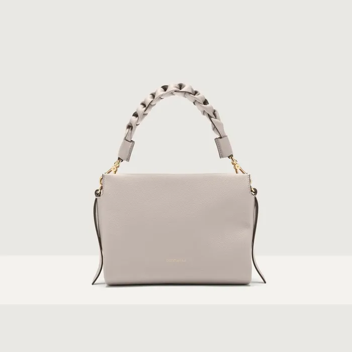 Coccinelle Top Handle Bag Boheme Small Light Greynoir 8211 Women