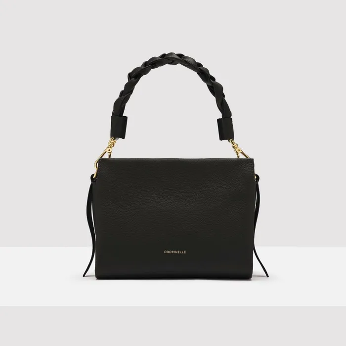 Coccinelle Top Handle Bag Boheme Small Noircuir 8211 Women