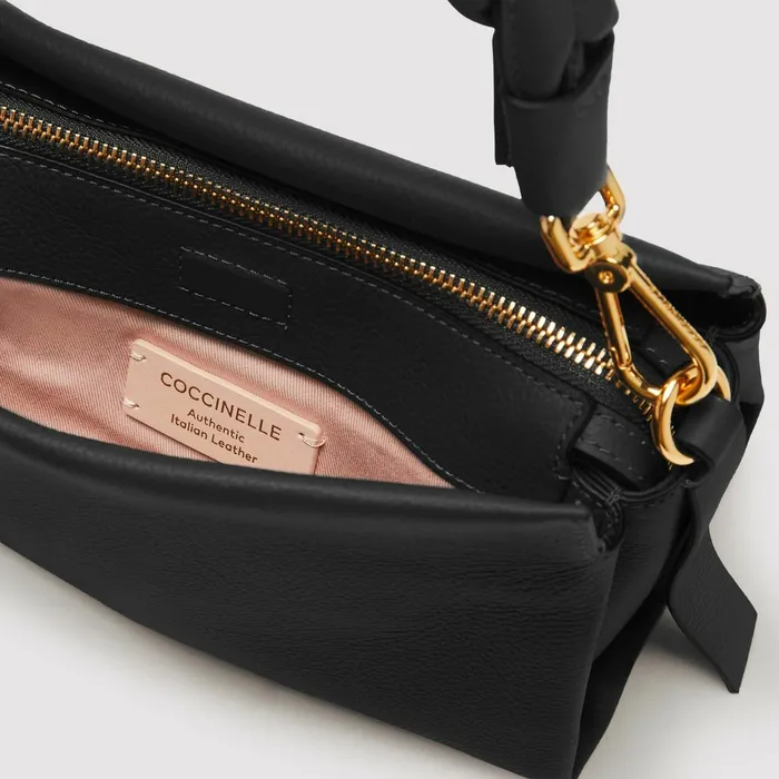 Coccinelle Top Handle Bag Boheme Small Noircuir 8211 Women