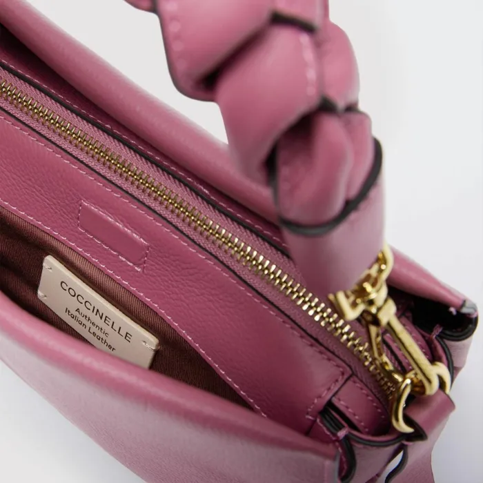 Coccinelle Top Handle Bag Boheme Small Pulp Pgarnet R 8211 Women