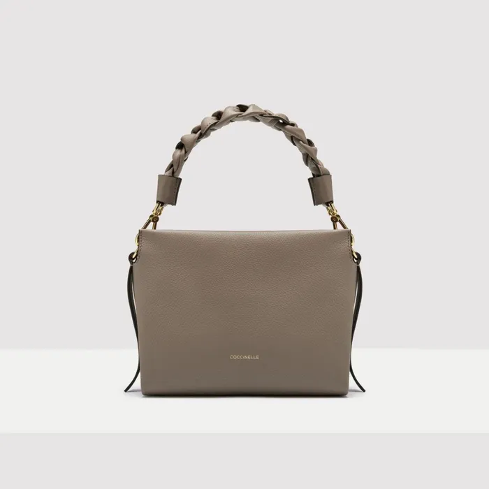 Coccinelle Top Handle Bag Boheme Small Warm Taupecoff 8211 Women