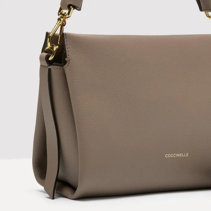 Coccinelle Top Handle Bag Boheme Small Warm Taupecoff 8211 Women