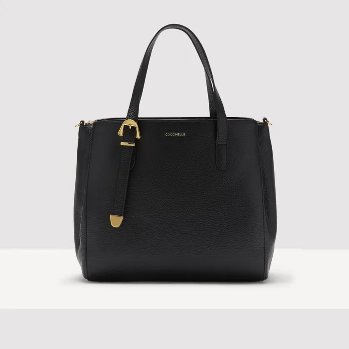 Coccinelle Top Handle Bag Gleen Medium Noir 8211 Women