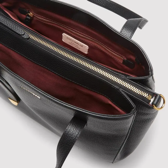 Coccinelle Top Handle Bag Gleen Medium Noir 8211 Women