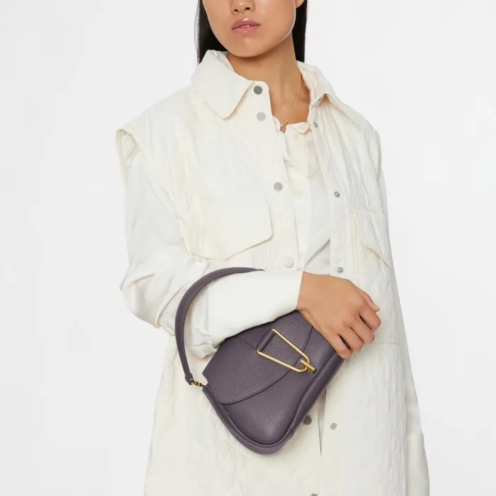 Coccinelle Top Handle Bag Himma Medium Ardesia 8211 Women