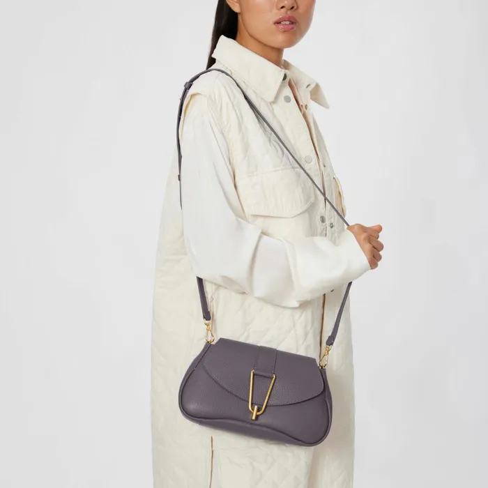 Coccinelle Top Handle Bag Himma Medium Ardesia 8211 Women