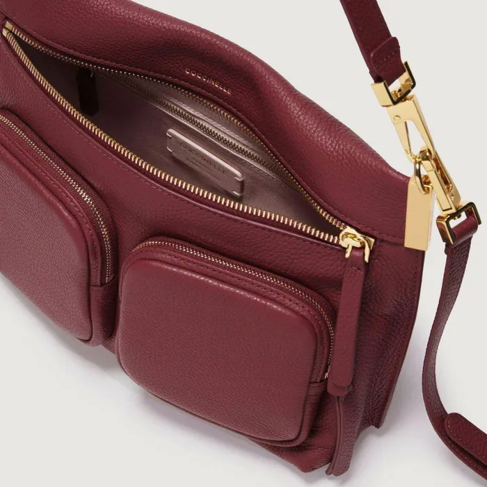 Coccinelle Top Handle Bag Hyle Medium Garnet Red 8211 Women