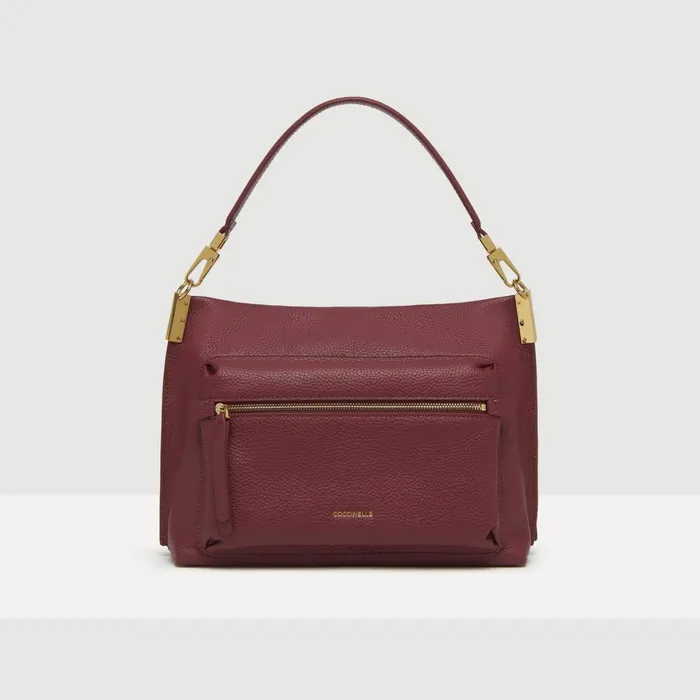 Coccinelle Top Handle Bag Hyle Medium Garnet Red 8211 Women