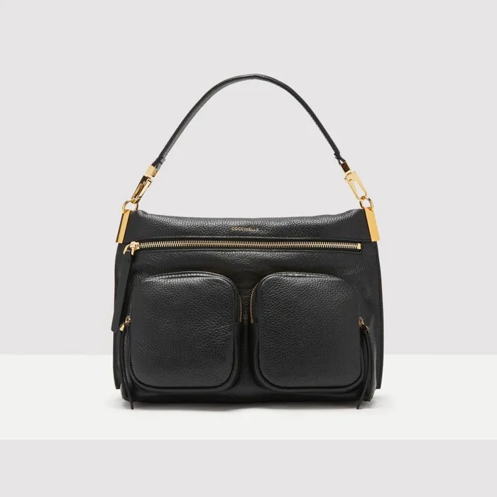 Coccinelle Top Handle Bag Hyle Medium Noir 8211 Women