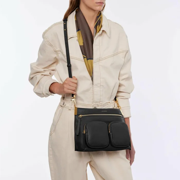 Coccinelle Top Handle Bag Hyle Medium Noir 8211 Women