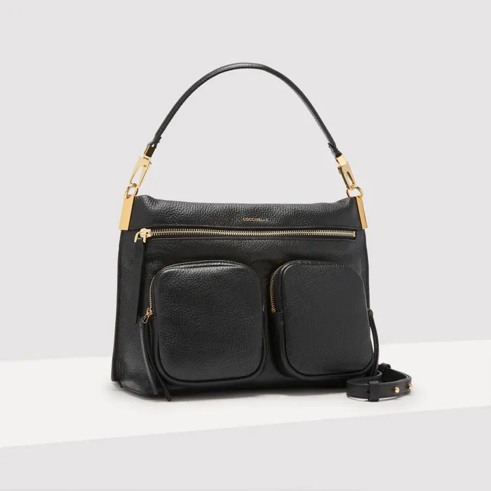 Coccinelle Top Handle Bag Hyle Medium Noir 8211 Women