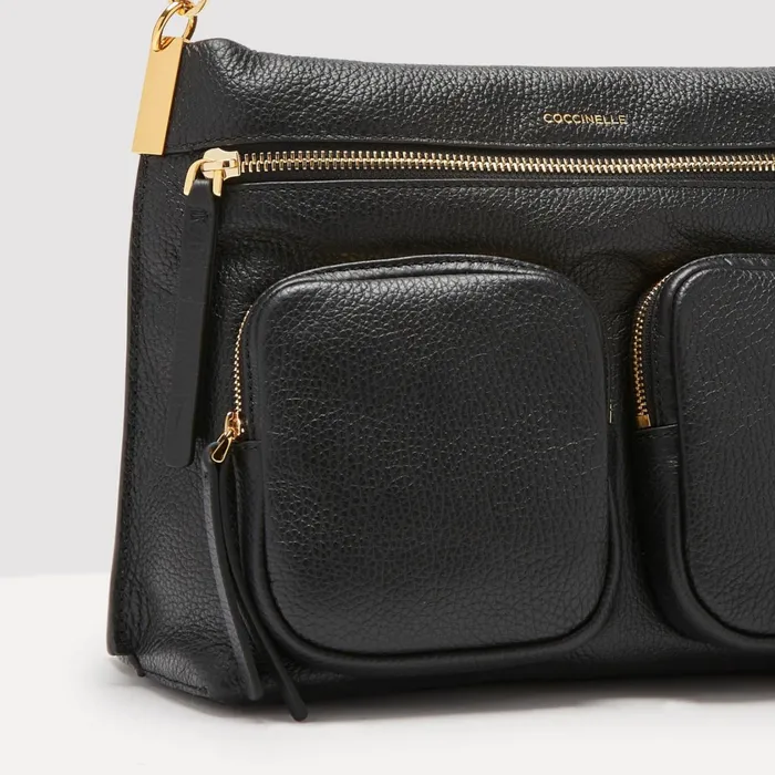 Coccinelle Top Handle Bag Hyle Medium Noir 8211 Women