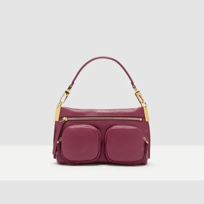Coccinelle Top Handle Bag Hyle Small Garnet Red 8211 Women