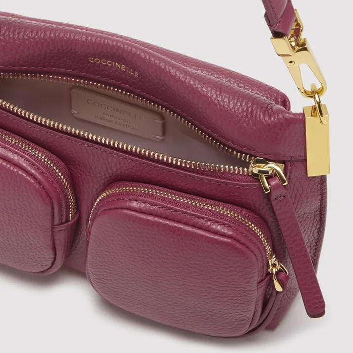 Coccinelle Top Handle Bag Hyle Small Garnet Red 8211 Women
