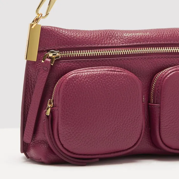 Coccinelle Top Handle Bag Hyle Small Garnet Red 8211 Women