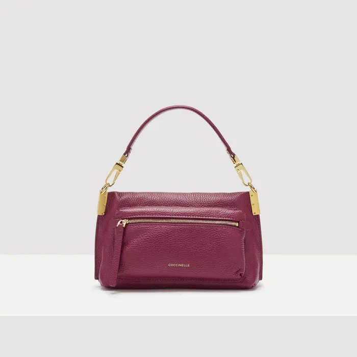 Coccinelle Top Handle Bag Hyle Small Garnet Red 8211 Women