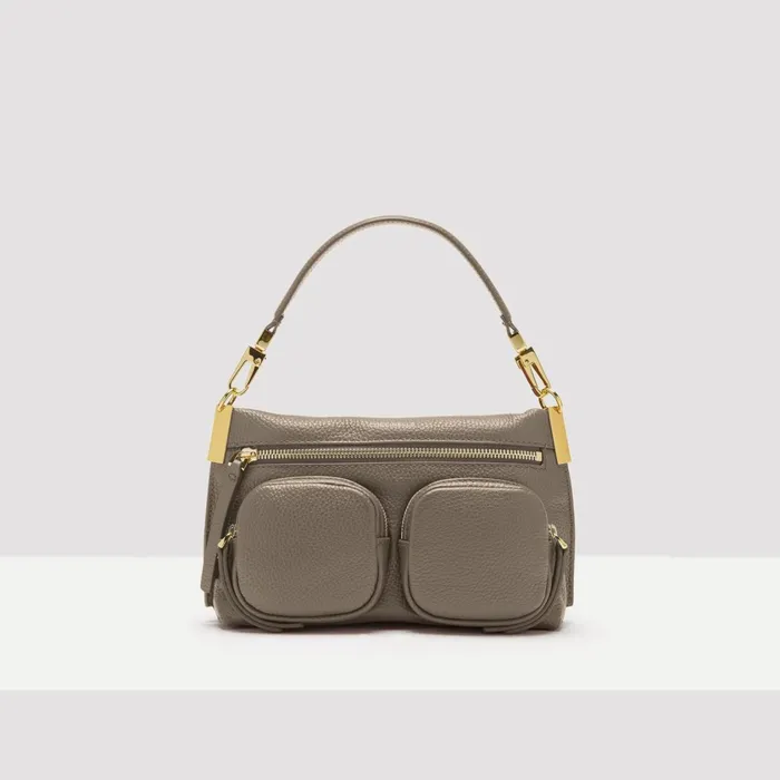Coccinelle Top Handle Bag Hyle Small Warm Taupe 8211 Women
