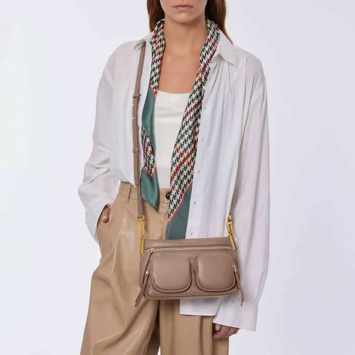 Coccinelle Top Handle Bag Hyle Small Warm Taupe 8211 Women