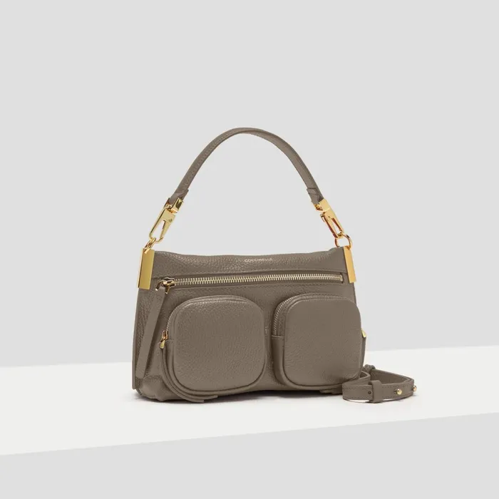 Coccinelle Top Handle Bag Hyle Small Warm Taupe 8211 Women