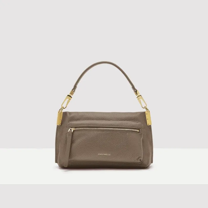 Coccinelle Top Handle Bag Hyle Small Warm Taupe 8211 Women
