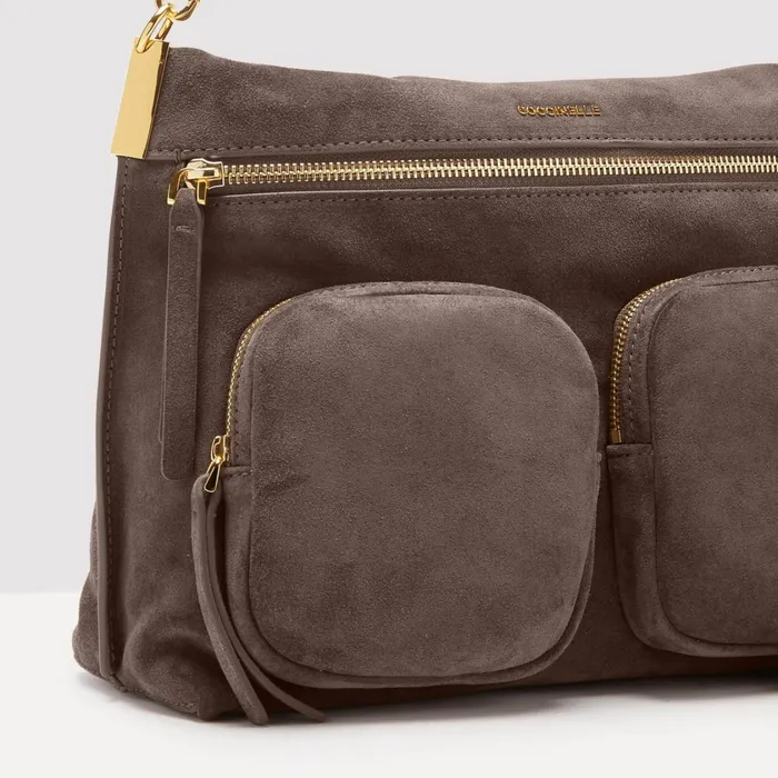 Coccinelle Top Handle Bag Hyle Suede Medium 8211 Women
