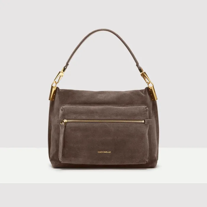 Coccinelle Top Handle Bag Hyle Suede Medium 8211 Women