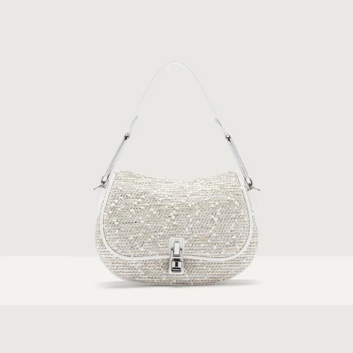 Coccinelle Top Handle Bag Magie Snowflakes Woven Mini Multi Silbrwh 8211 Women Coccinelle Top Handle Bag Magie Snowflakes Woven Mini Multi Silbrwh 8211 Women
