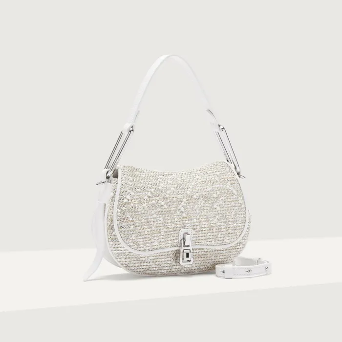 Coccinelle Top Handle Bag Magie Snowflakes Woven Mini Multi Silbrwh 8211 Women