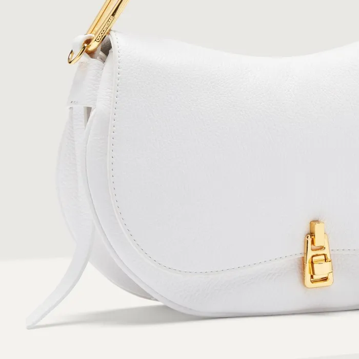 Coccinelle Top Handle Bag Magie Soft Medium Brillant White 8211 Women
