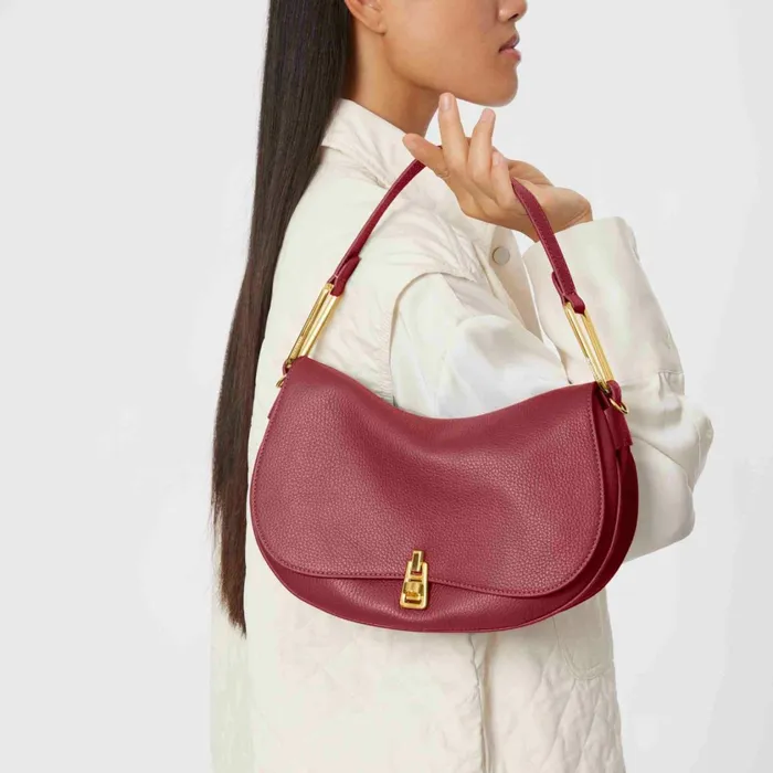 Coccinelle Top Handle Bag Magie Soft Medium Garnet Red 8211 Women