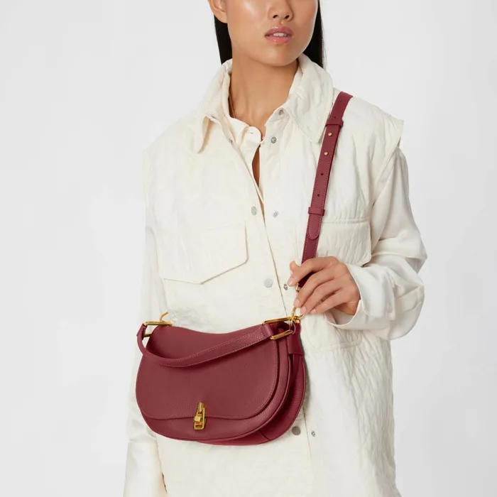 Coccinelle Top Handle Bag Magie Soft Medium Garnet Red 8211 Women